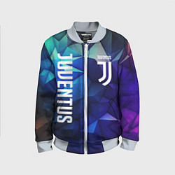 Детский бомбер Juventus logo blue