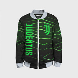 Детский бомбер Juventus 2 green logo