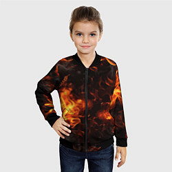 Бомбер детский Fire style, цвет: 3D-черный — фото 2