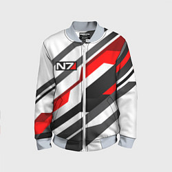 Детский бомбер Mass effect - white uniform n7