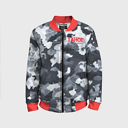 Бомбер детский Chevrolet tahoe military тахо, цвет: 3D-красный