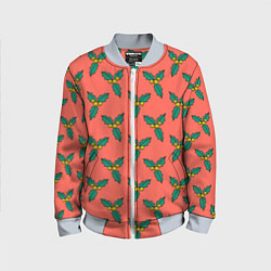 Детский бомбер Ягоды остролиста