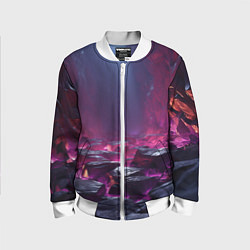 Детский бомбер Абстрактные фрагменты