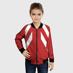 Бомбер детский Спорт костюм Марата, цвет: 3D-черный — фото 2