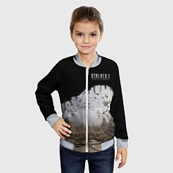 Бомбер детский STALKER 2 выход из тоннеля, цвет: 3D-серый — фото 2