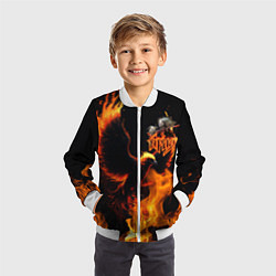 Бомбер детский Феникс ария, цвет: 3D-белый — фото 2