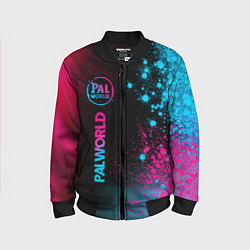 Детский бомбер Palworld - neon gradient по-вертикали