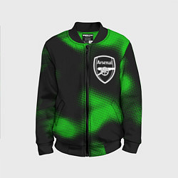 Бомбер детский Arsenal sport halftone, цвет: 3D-черный