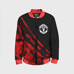 Детский бомбер Manchester United sport grunge