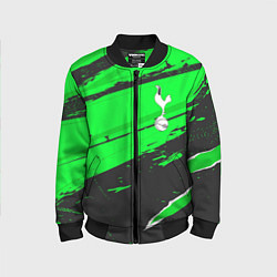 Бомбер детский Tottenham sport green, цвет: 3D-черный