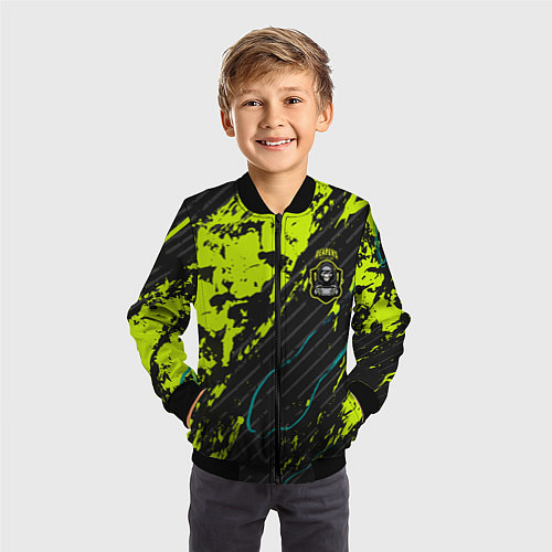 Детский бомбер Reapers gaming / 3D-Черный – фото 3