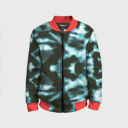 Детский бомбер Тай дай синий
