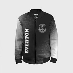 Детский бомбер Everton sport на темном фоне вертикально