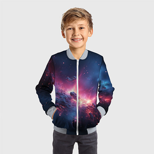 Детский бомбер Взрыв в космосе / 3D-Серый – фото 3