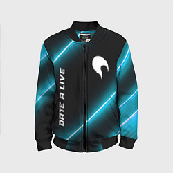 Бомбер детский Date A Live неоновые лампы, цвет: 3D-черный
