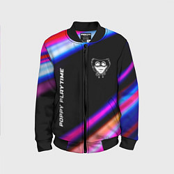 Бомбер детский Poppy Playtime speed game lights, цвет: 3D-черный