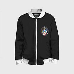Детский бомбер Nasa space logo usa steel