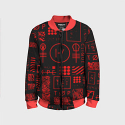 Детский бомбер Twenty one pilots pattern rock