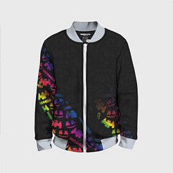 Бомбер детский Marshmello neon dj, цвет: 3D-серый