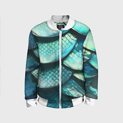 Детский бомбер Чешуя крупной рыбы