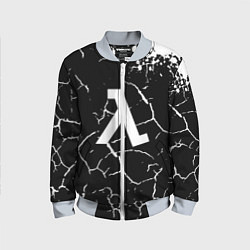 Бомбер детский Half life pattern краски, цвет: 3D-серый