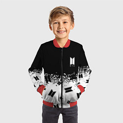 Бомбер детский Marshmello dj pattern краски, цвет: 3D-красный — фото 2