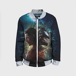 Бомбер детский Веном и Эдди, цвет: 3D-серый