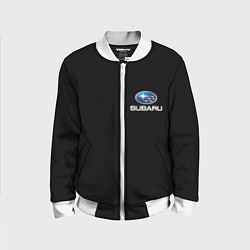 Детский бомбер Subaru logo auto