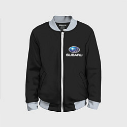 Детский бомбер Subaru logo auto