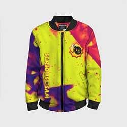 Детский бомбер Serious Sam flame yellow