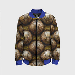 Бомбер детский Броненосцы, цвет: 3D-синий