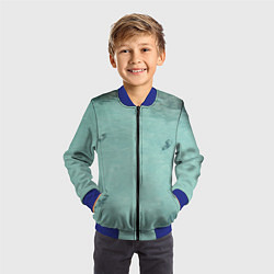 Бомбер детский Лагуна sea, цвет: 3D-синий — фото 2