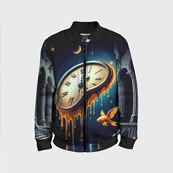 Детский бомбер Течение времени - сюрреализм