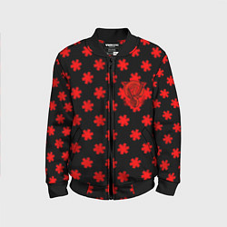 Бомбер детский Bullet for my valentine pattern, цвет: 3D-черный