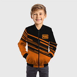 Бомбер детский PUBG geometry line, цвет: 3D-черный — фото 2