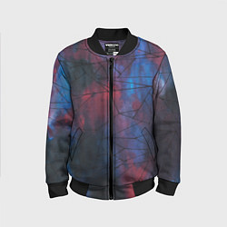 Бомбер детский Космическая паутина, цвет: 3D-черный