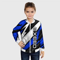 Бомбер детский Exeed - blue sport, цвет: 3D-белый — фото 2