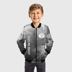 Бомбер детский Daewoo - grey gradient вертикально, цвет: 3D-черный — фото 2