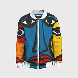 Детский бомбер Арт с лицами