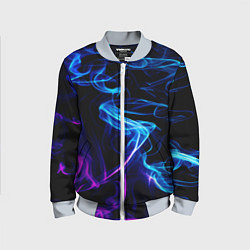 Бомбер детский Color blue pink, цвет: 3D-серый