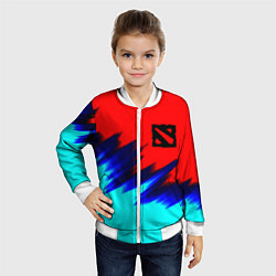Бомбер детский Dota краски, цвет: 3D-белый — фото 2
