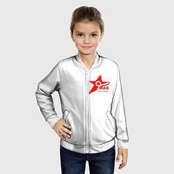 Бомбер детский Праздник-9 мая, цвет: 3D-белый — фото 2