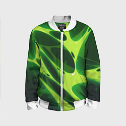 Детский бомбер Color green light green