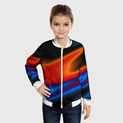 Бомбер детский Multicoloured, цвет: 3D-белый — фото 2