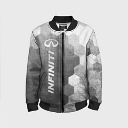 Детский бомбер Infiniti - grey gradient по-вертикали
