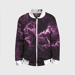Детский бомбер Lightning pink glow