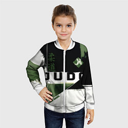 Бомбер детский Время дзюдо, цвет: 3D-белый — фото 2