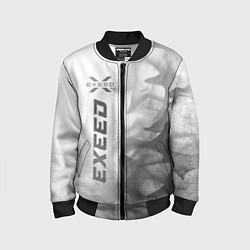 Бомбер детский Exeed - white gradient по-вертикали, цвет: 3D-черный