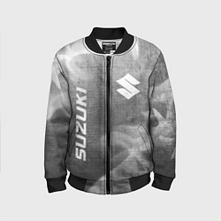 Детский бомбер Suzuki - grey gradient вертикально