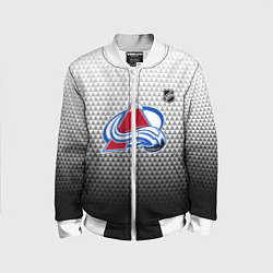 Бомбер детский Колорадо Эвеланш - черный градиент, цвет: 3D-белый